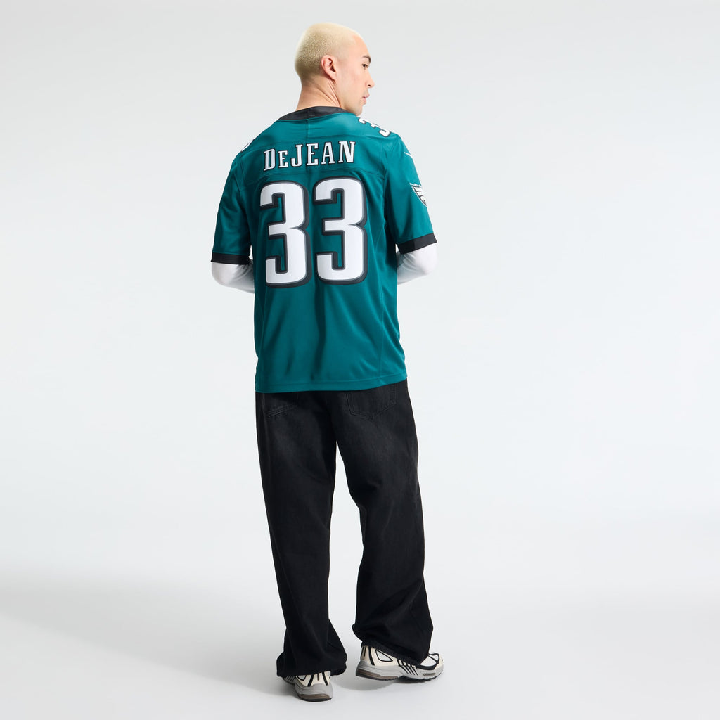 Men's Philadelphia Eagles Cooper DeJean Nike Black Alternate Vapor F.U.S.E. Stitched Limited Jersey