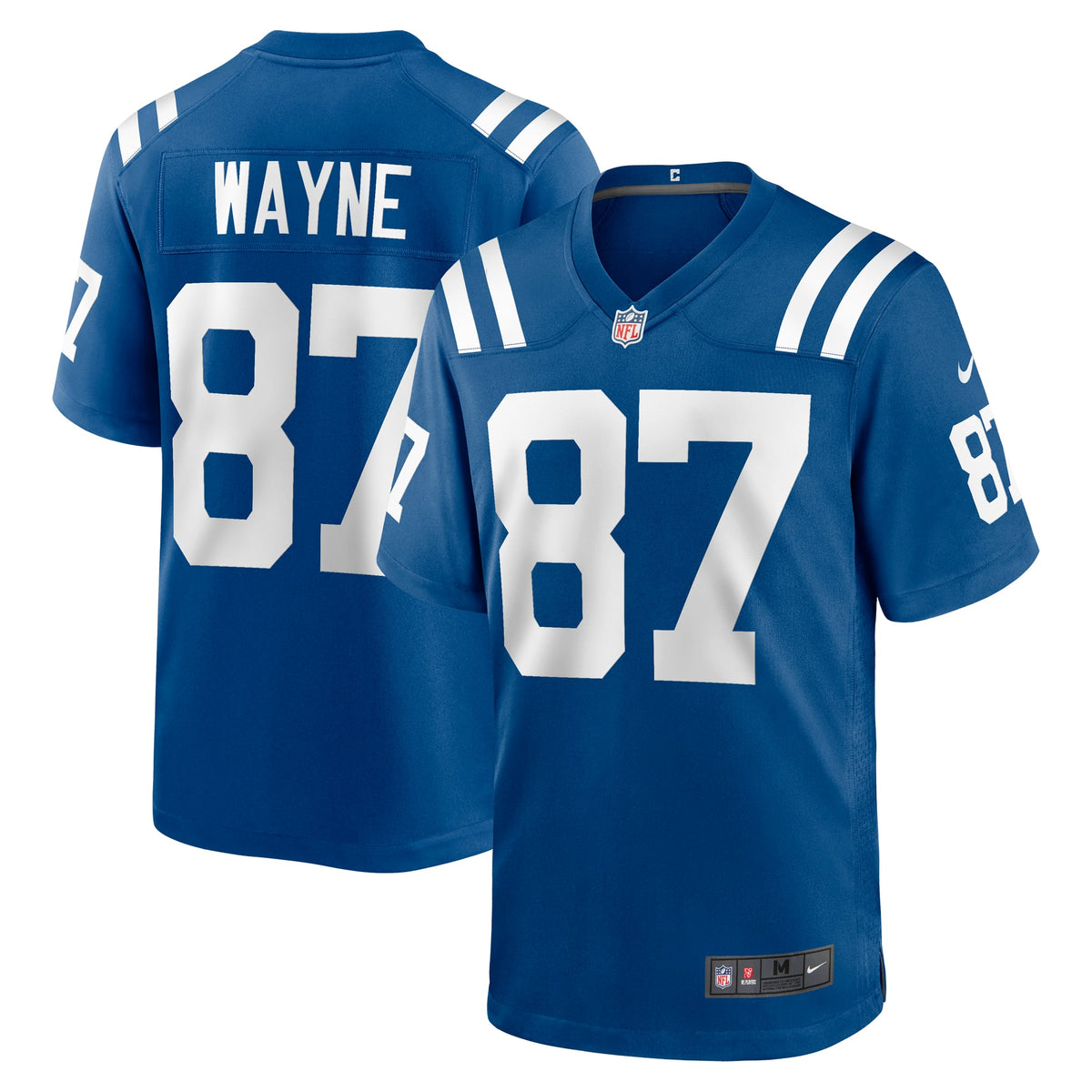 Men's Indianapolis Colts Reggie Wayne Nike Blue Retired Player Alternate Game Jersey