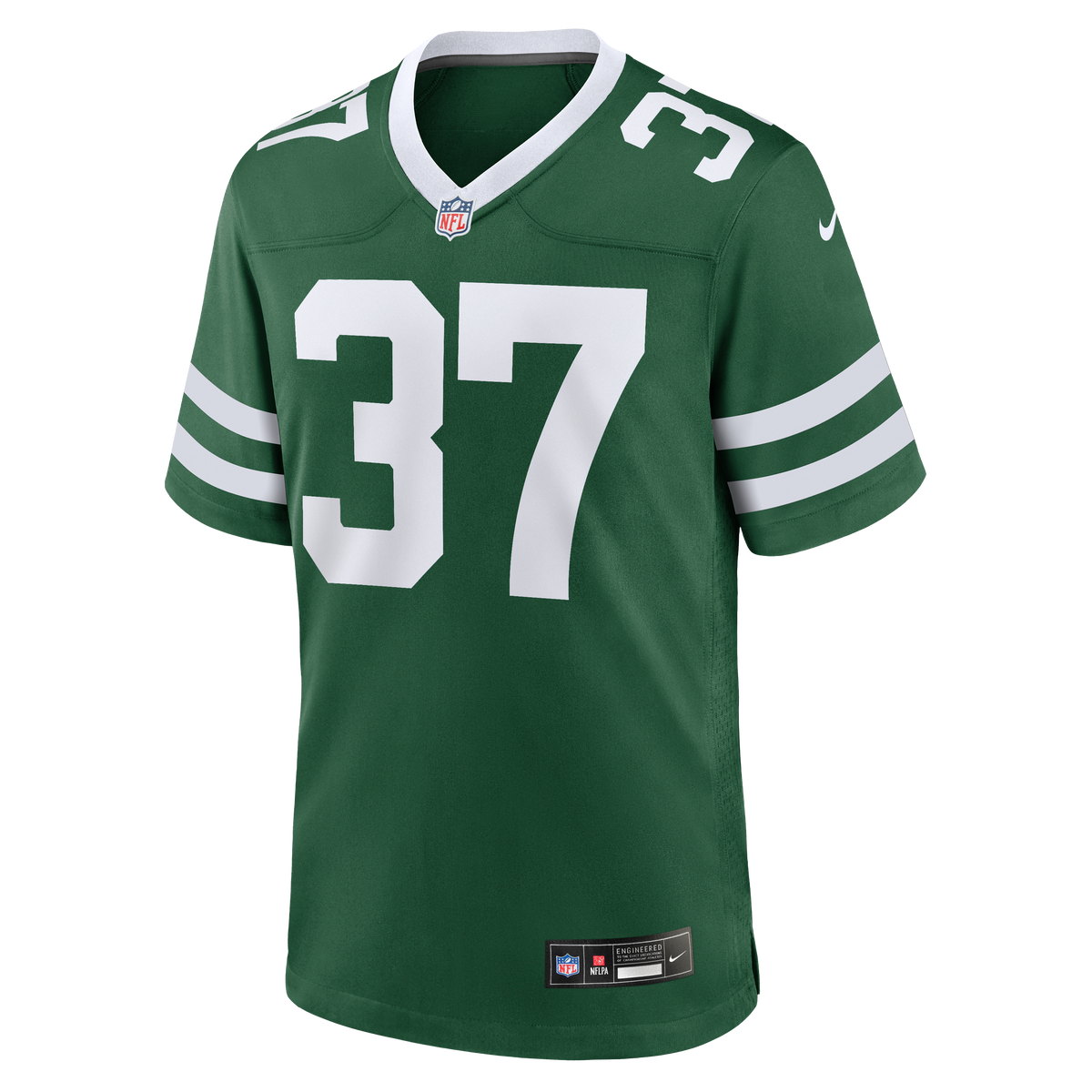 Men's New York Jets Qwan'tez Stiggers Nike Legacy Green Team Game Jersey