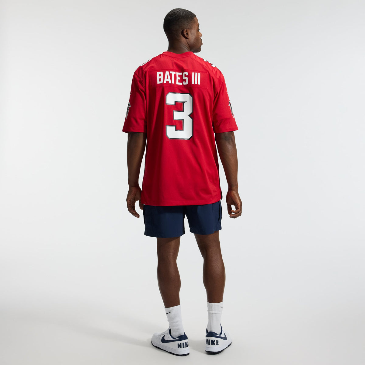 Men's Atlanta Falcons Jessie Bates III Nike White Game Jersey