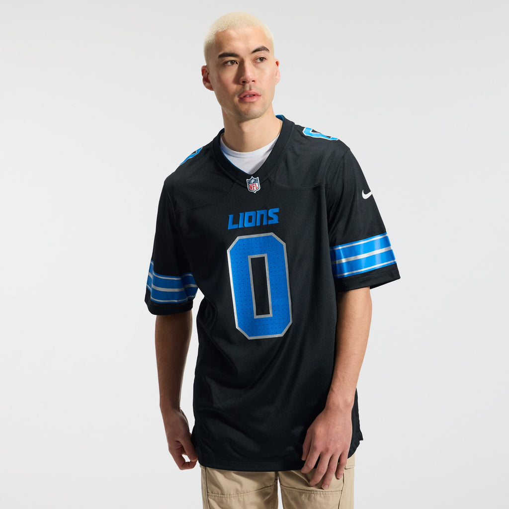 Men's Detroit Lions Jahmyr Gibbs Nike Blue Game Player Jersey