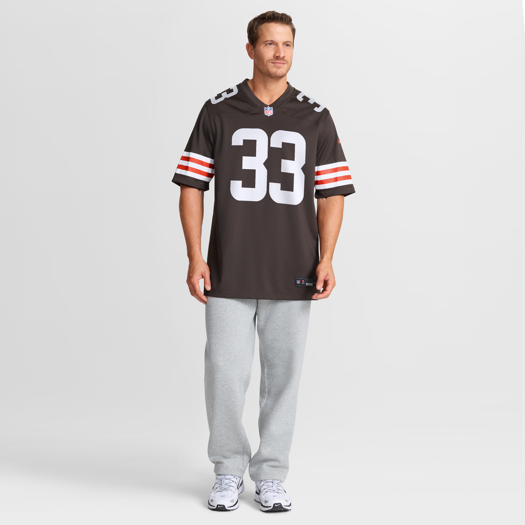 Men's Cleveland Browns Ronnie Hickman Nike  Brown Team Game Jersey
