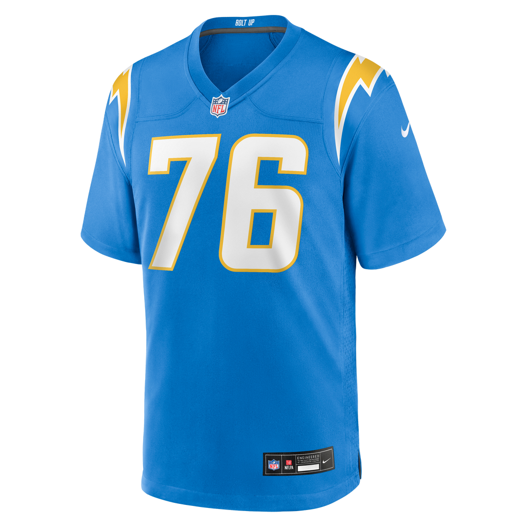 Men's Los Angeles Chargers Joe Alt Nike Gold Alternate Charger Power Game Player Jersey