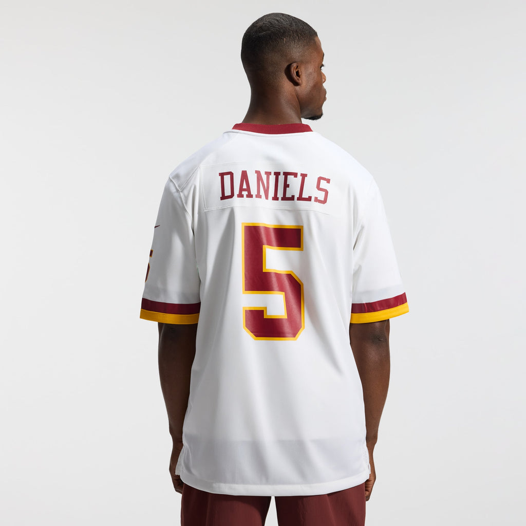 Hail Raiser Men's Washington Commanders Jayden Daniels Nike Black Alternate Game Jersey