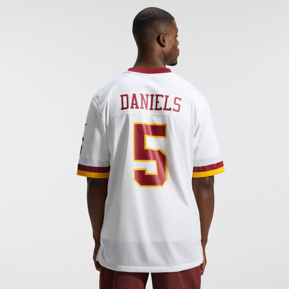 Men's Washington Commanders Jayden Daniels Nike Burgundy Game Jersey