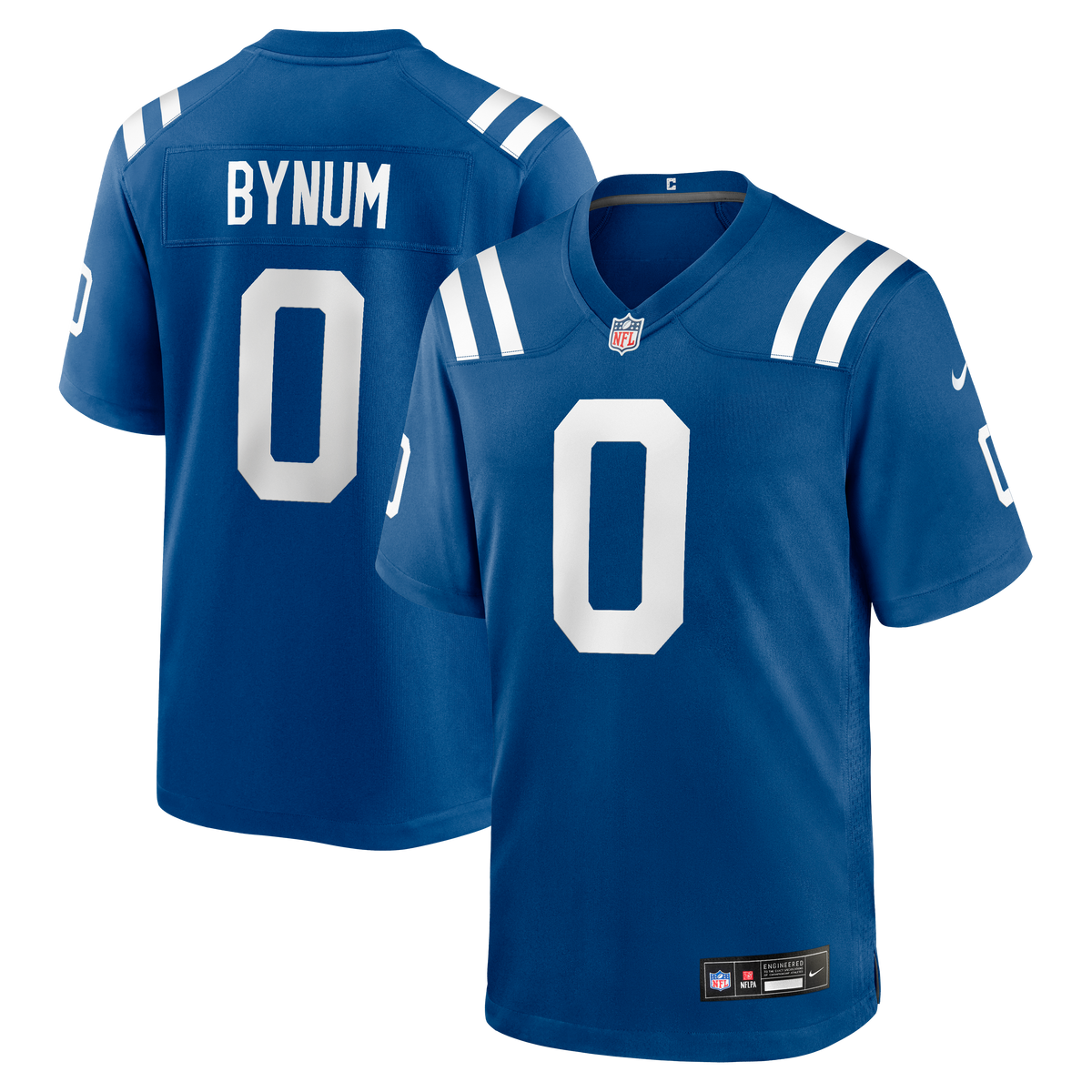 Men's Indianapolis Colts Camryn Bynum Nike  Heather Royal Alternate 2 Indiana Nights Game Jersey