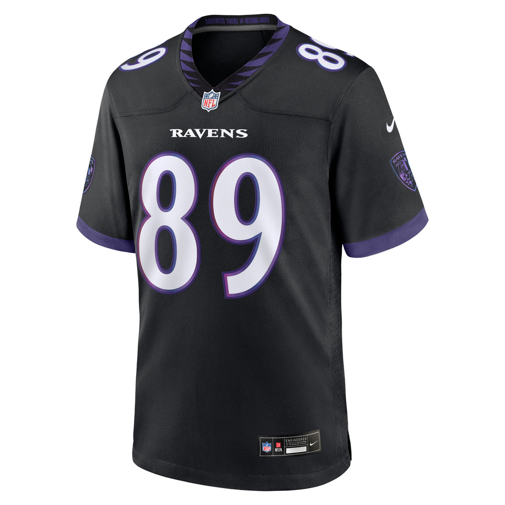 Men's Baltimore Ravens Mark Andrews Nike Black Alternate Game Jersey