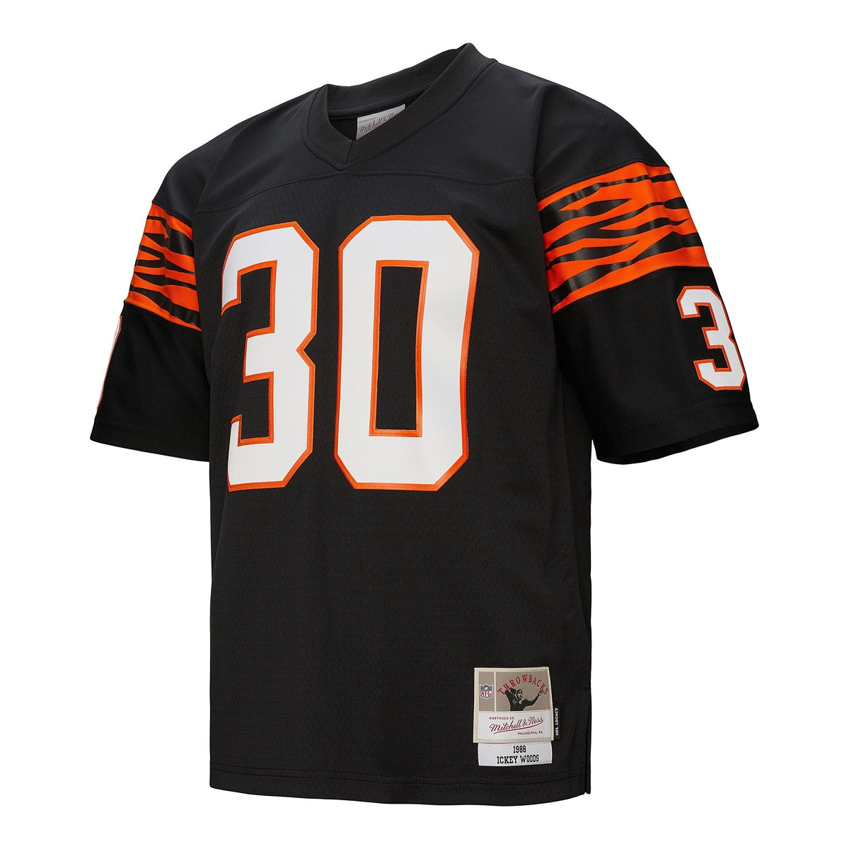 Men's Cincinnati Bengals Ickey Woods Mitchell & Ness Black 1988 Legacy Replica Jersey