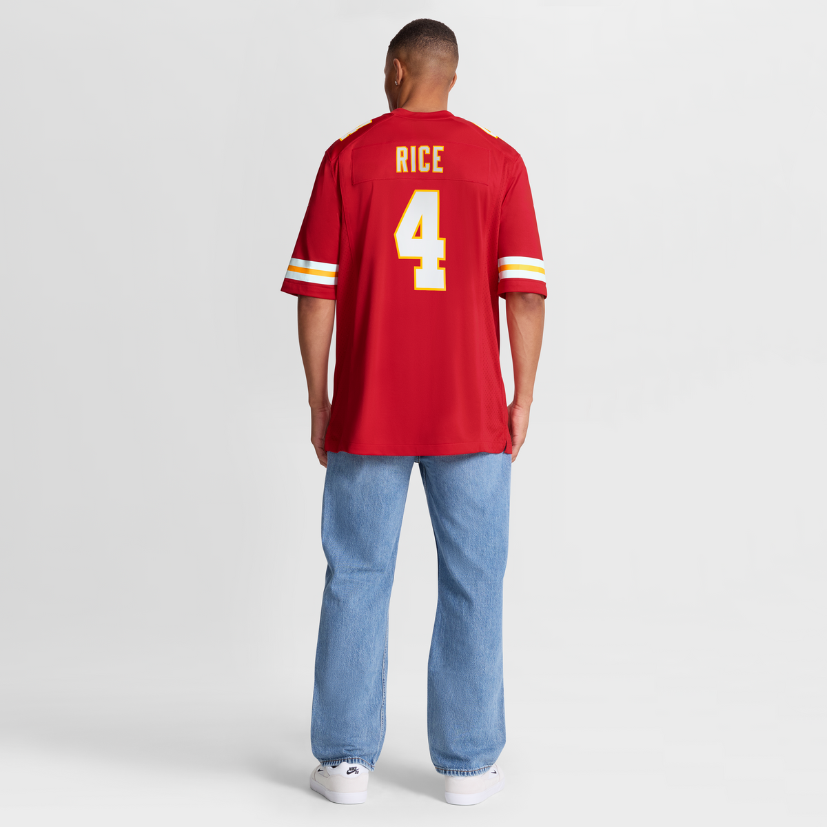 Men's Kansas City Chiefs Rashee Rice Nike  Red  Game Jersey