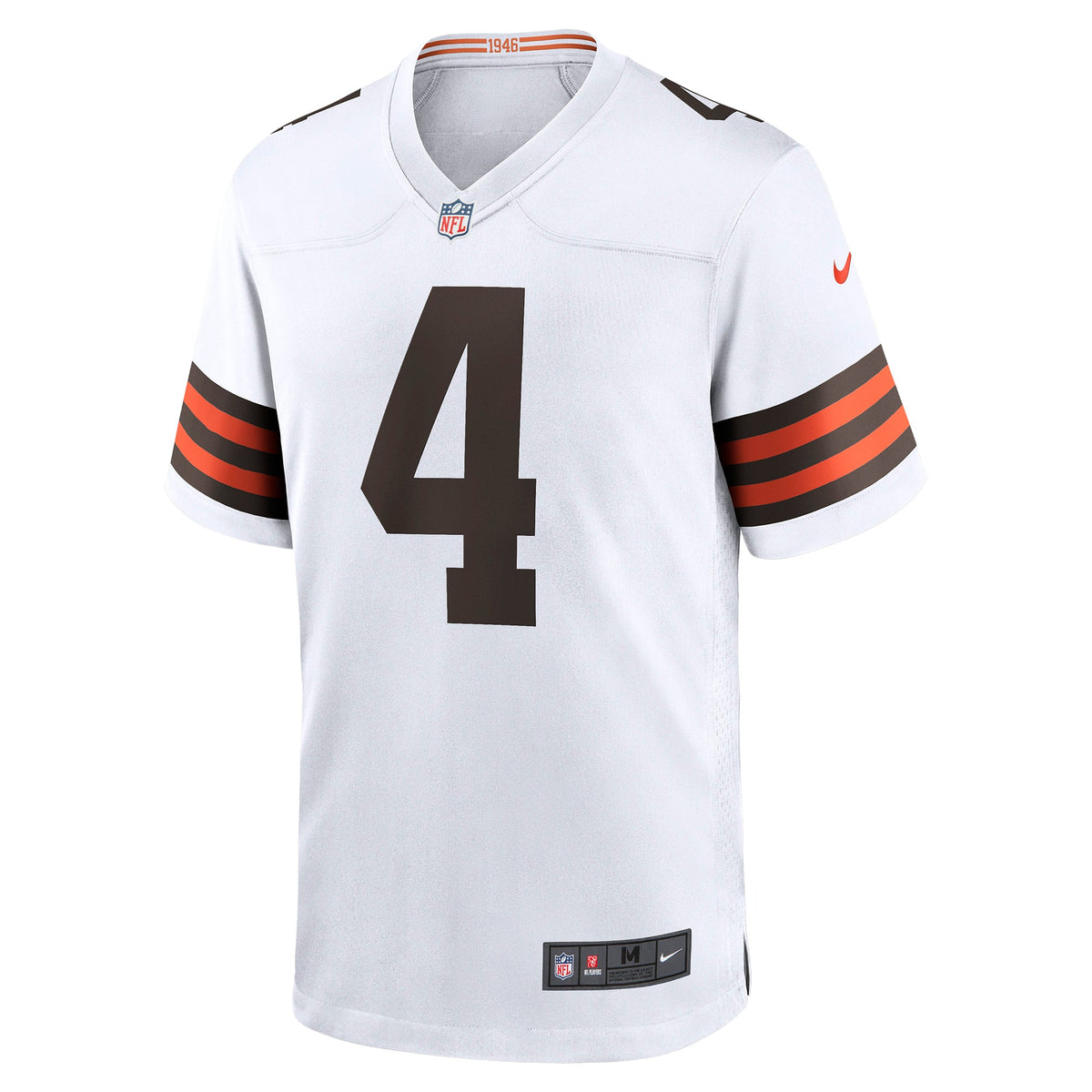 Men's Cleveland Browns Deshaun Watson Nike Brown Game Jersey