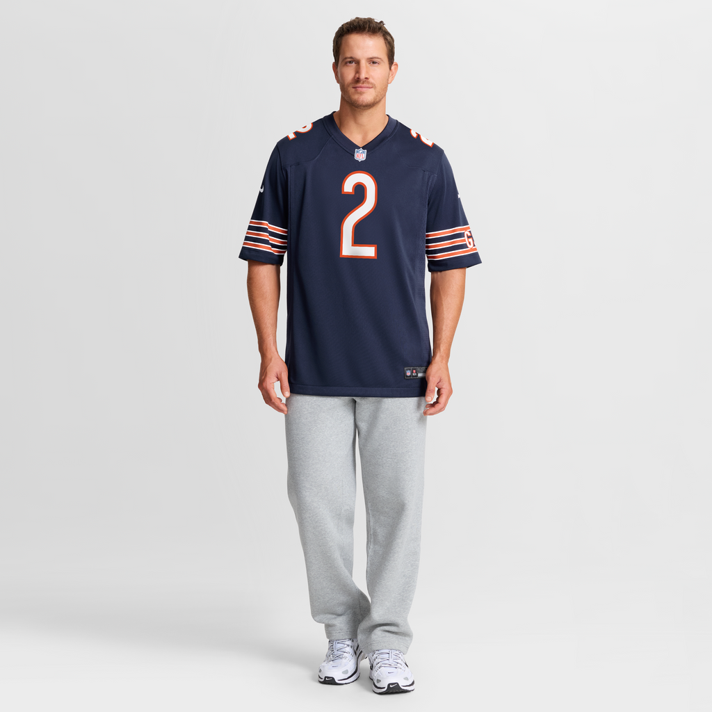 Men's Chicago Bears Coby Bryant Nike  Navy Team Game Jersey