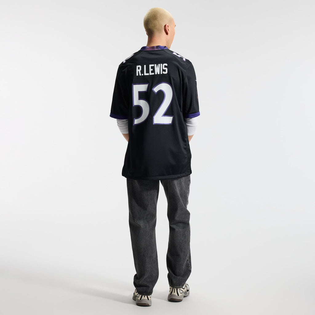 Men's Baltimore Ravens Ray Lewis Nike Black Alternate Retired Player Game Jersey