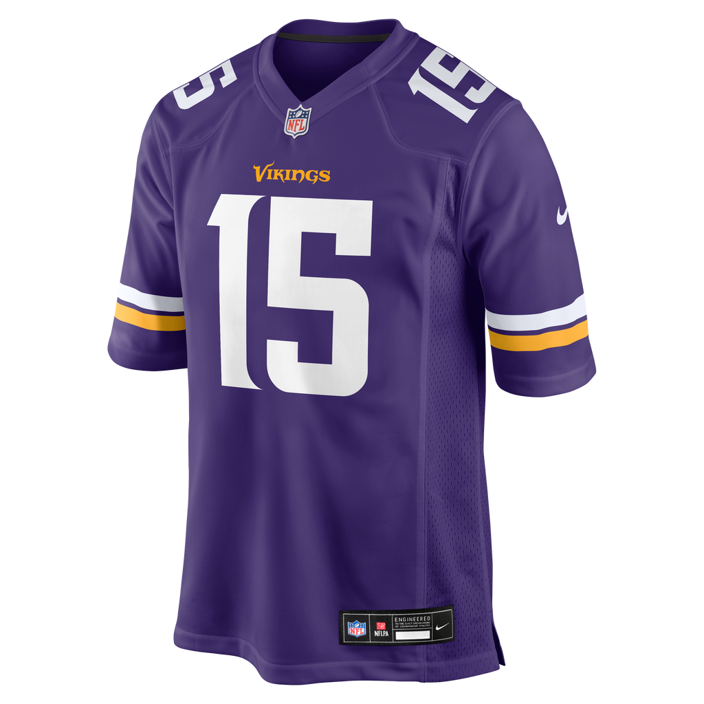 Men's Minnesota Vikings Dallas Turner Nike  Purple  Game Jersey