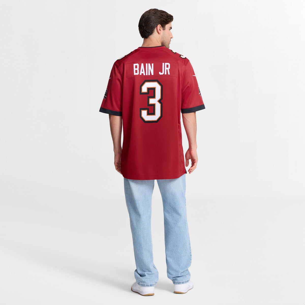 Men's Tampa Bay Buccaneers Rueben Bain Jr. Nike Red Team Game Jersey