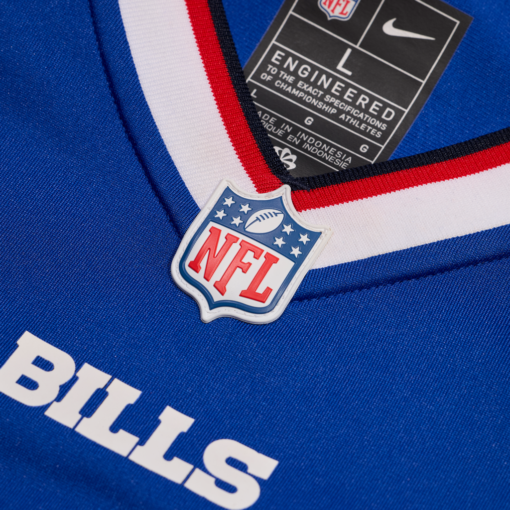Men's Buffalo Bills Tyler Bass Nike  Royal Team Game Jersey