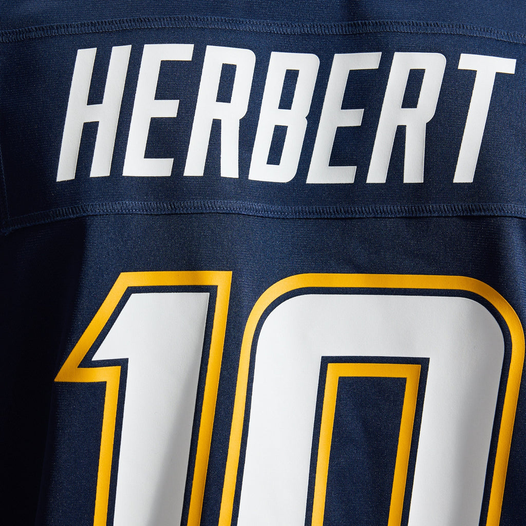 Men's Los Angeles Chargers Justin Herbert Nike Gold Alternate Charger Power Game Player Jersey