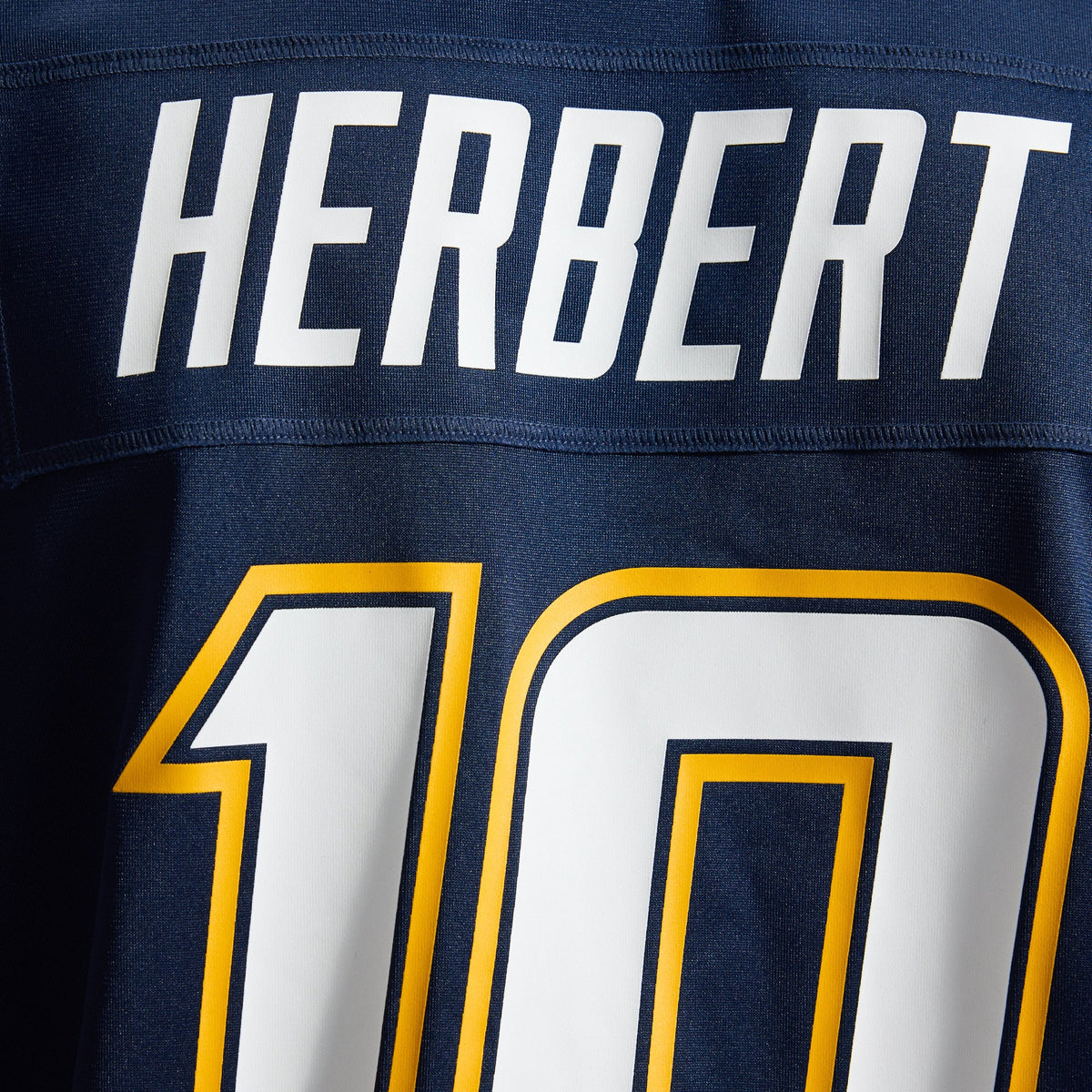 Men's Los Angeles Chargers Justin Herbert Nike Gold Alternate Charger Power Game Player Jersey