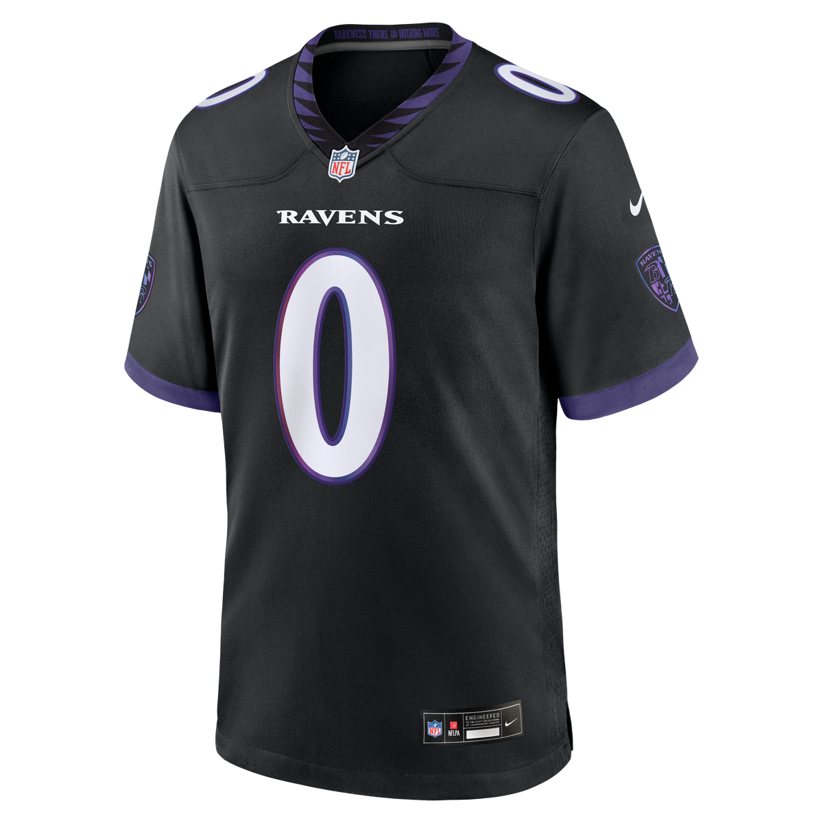 Men's Baltimore Ravens Roquan Smith Nike Purple Alternate Game Jersey