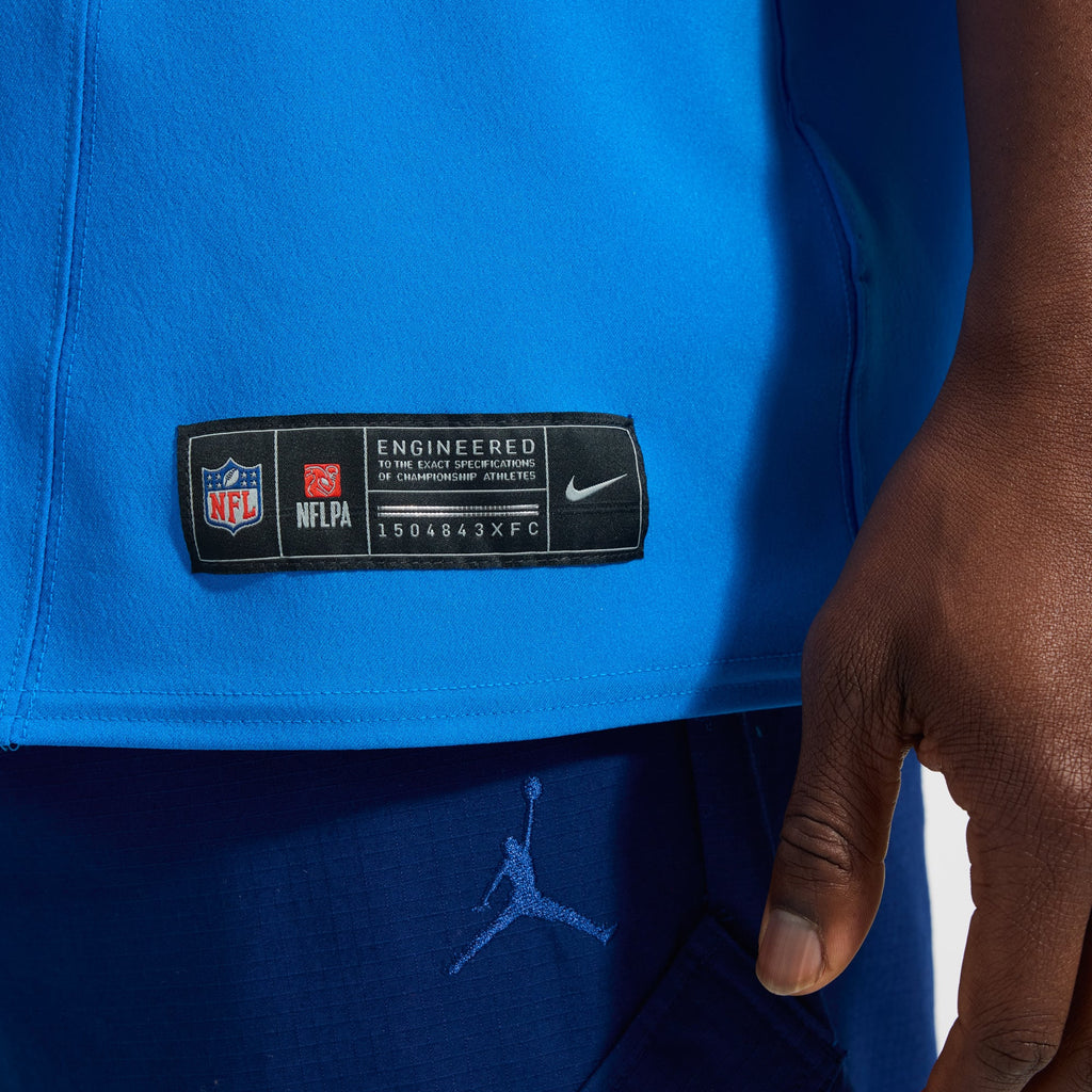 Men's Detroit Lions Aidan Hutchinson Nike Blue Alternate Vapor F.U.S.E. Elite Jersey