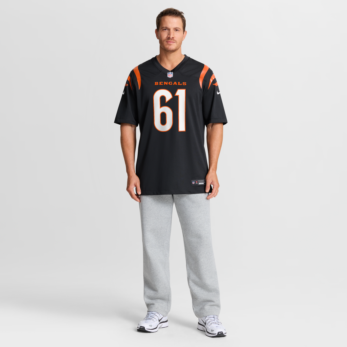 Men's Cincinnati Bengals Cody Ford Nike Black Game Jersey