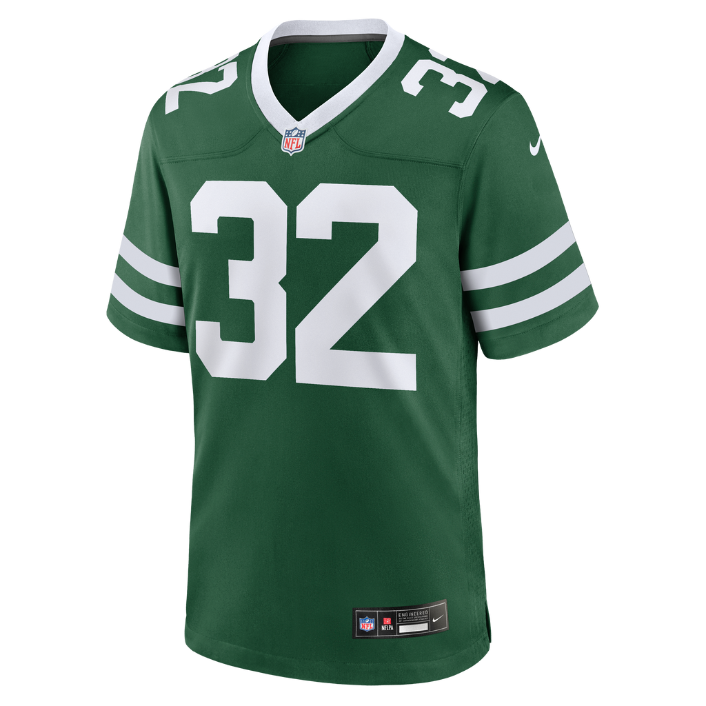 Men's New York Jets Isaiah Davis Nike Legacy Green Team Game Jersey