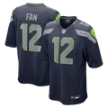 Men's Seattle Seahawks 12s Nike  College Navy Team Game Jersey