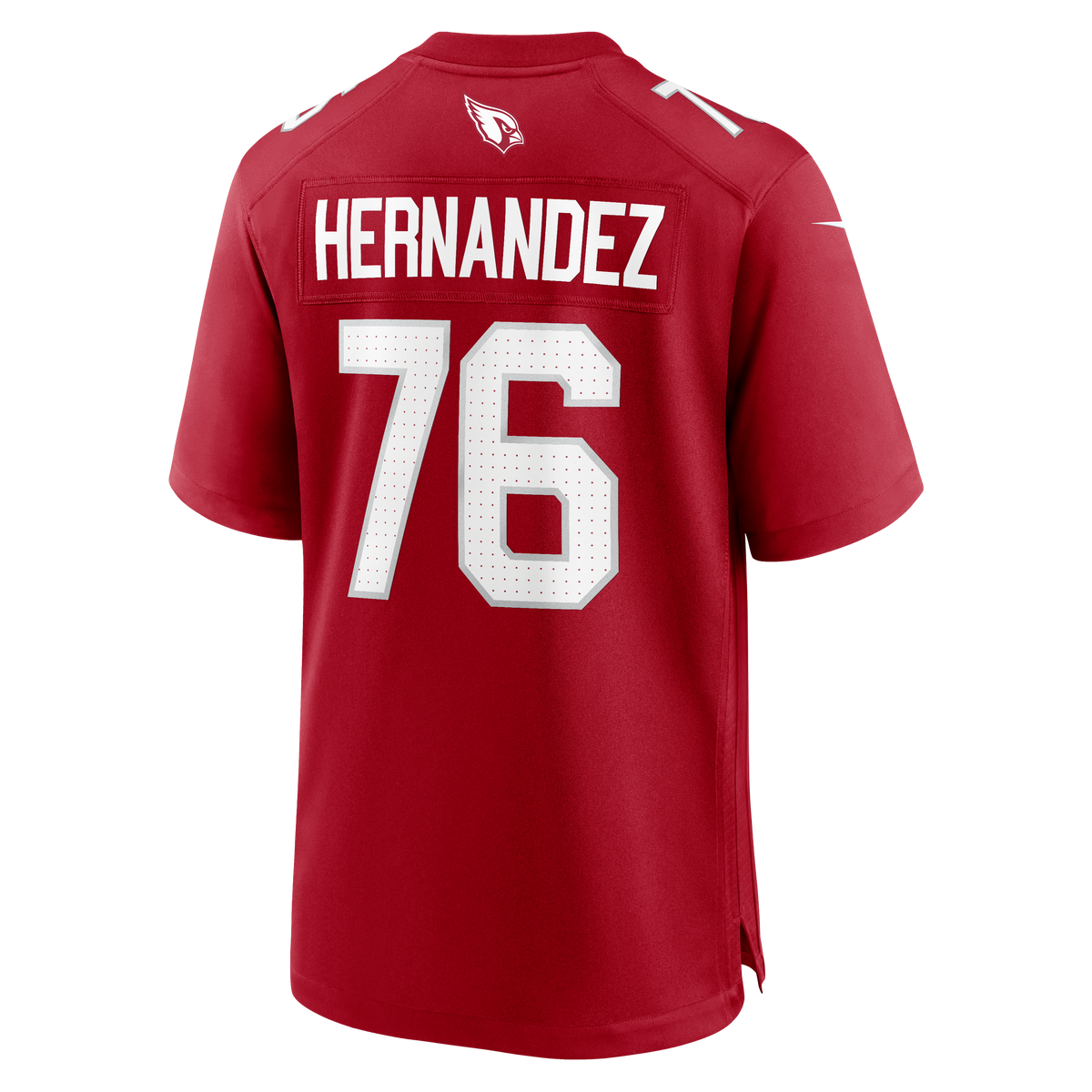 Men's Arizona Cardinals Will Hernandez Nike  Cardinal Team Game Jersey