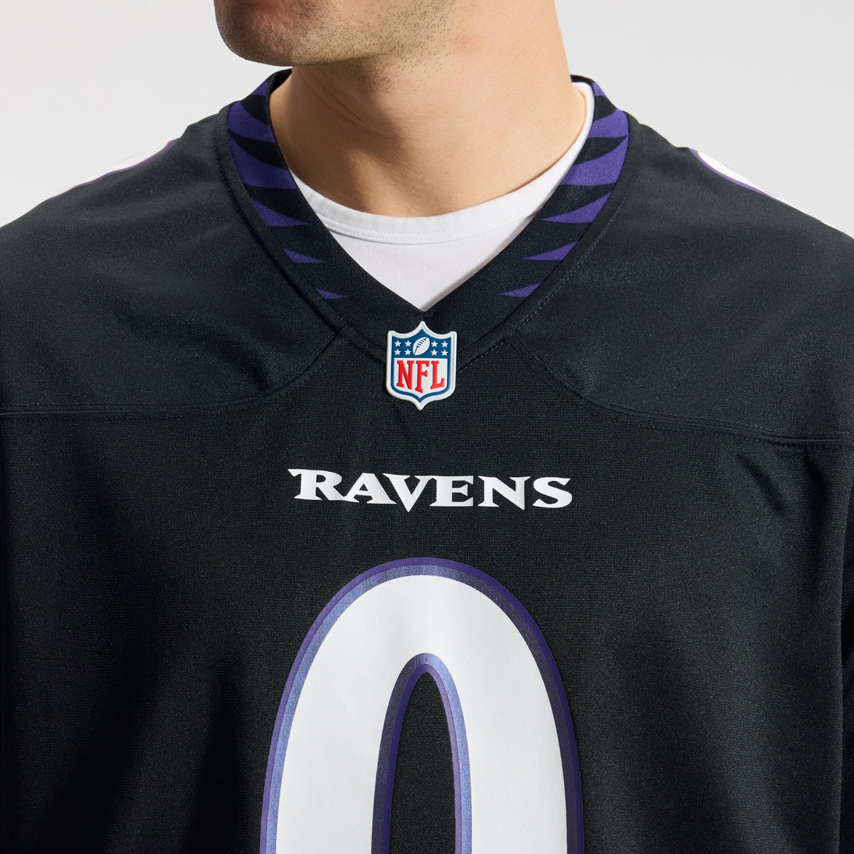 Men's Baltimore Ravens Roquan Smith Nike Purple Alternate Game Jersey