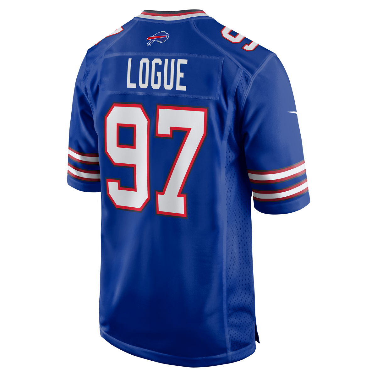 Men's Buffalo Bills Zion Logue Nike  Royal Team Game Jersey