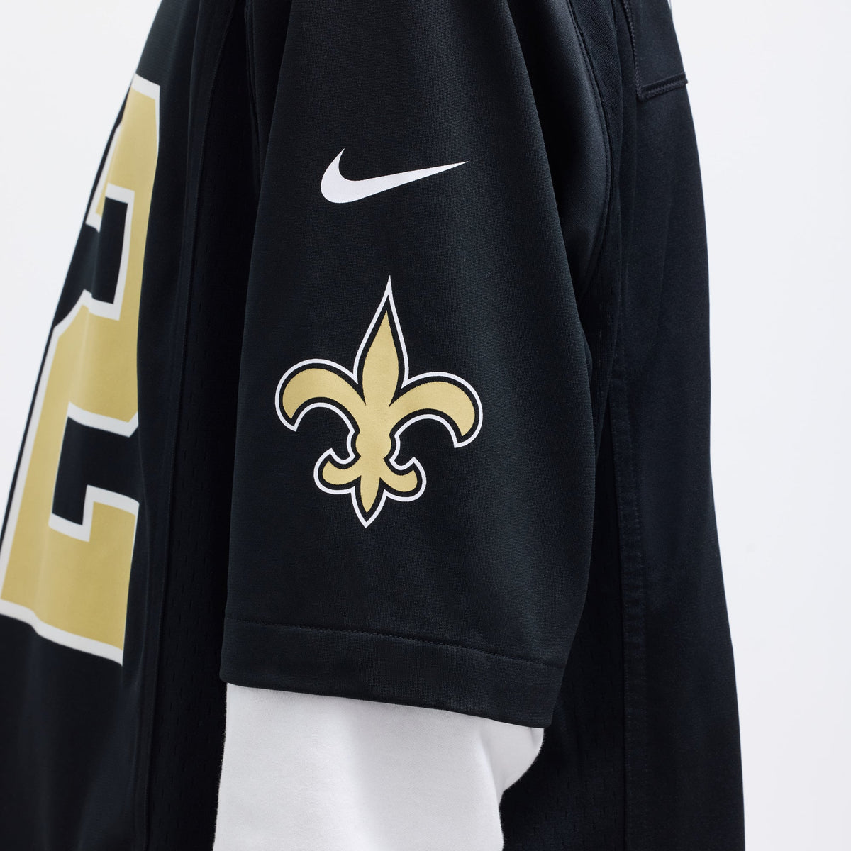 Men's New Orleans Saints Tyrann Mathieu Nike Black Game Jersey