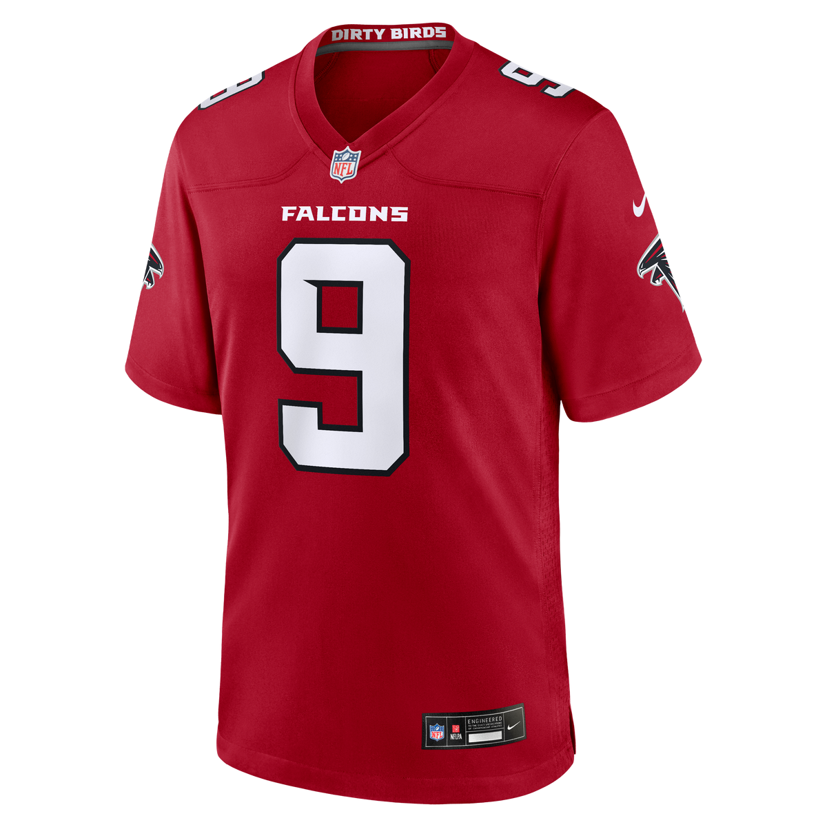 Men's Atlanta Falcons Michael Penix Jr. Nike Black Alternate Game Jersey
