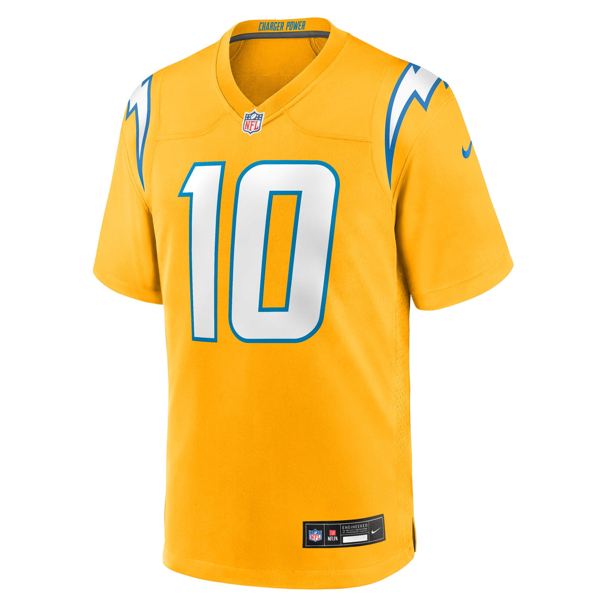 Men's Los Angeles Chargers Justin Herbert Nike Navy Alternate Super Chargers Game Player Jersey