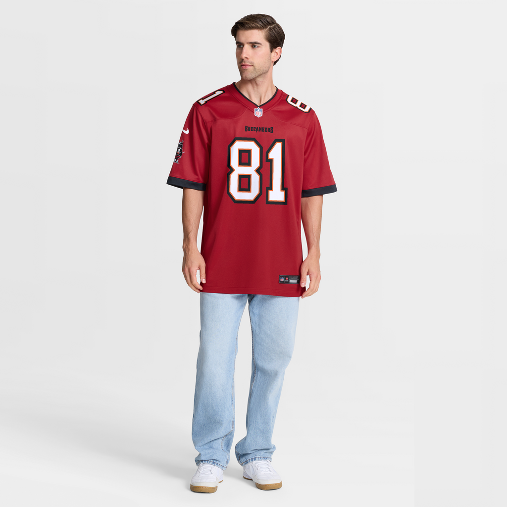 Men's Tampa Bay Buccaneers Ryan Miller Nike  Red Team Game Jersey