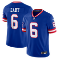 Men's New York Giants Jaxson Dart Nike Royal Legacy Vapor Untouchable Stitched Limited Jersey