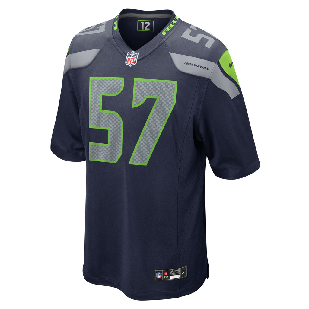 Men's Seattle Seahawks Connor O'Toole Nike  College Navy Team Game Jersey