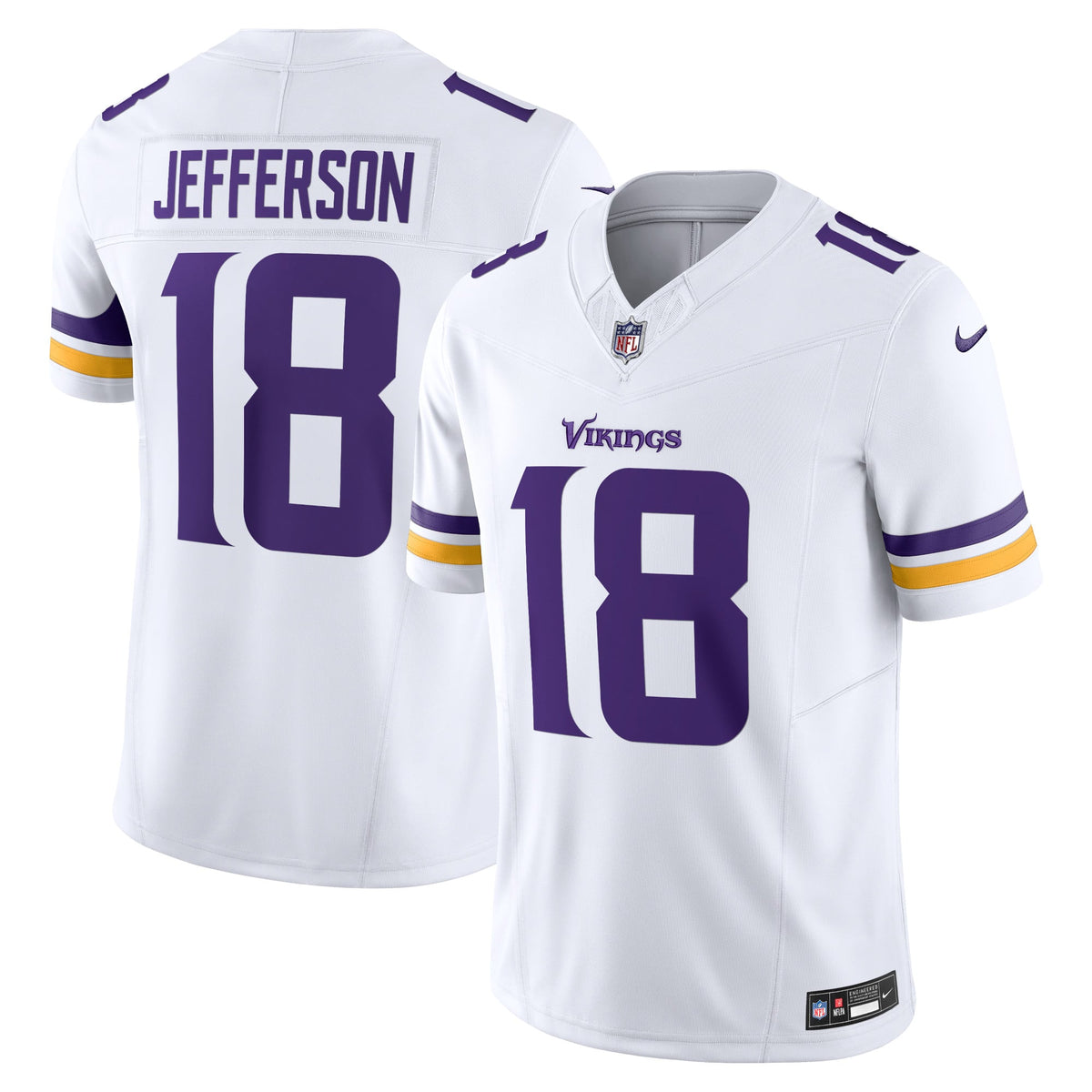 Men's Minnesota Vikings Justin Jefferson Nike Purple Vapor F.U.S.E. Limited Jersey