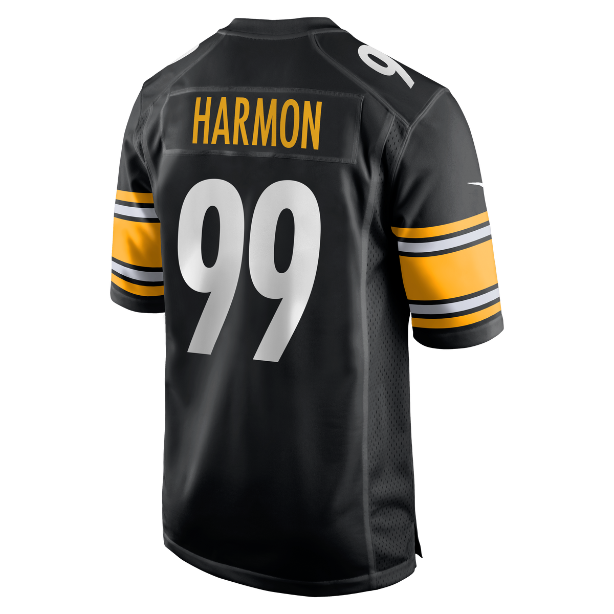 Men's Pittsburgh Steelers Derrick Harmon Nike Black Game Player Jersey
