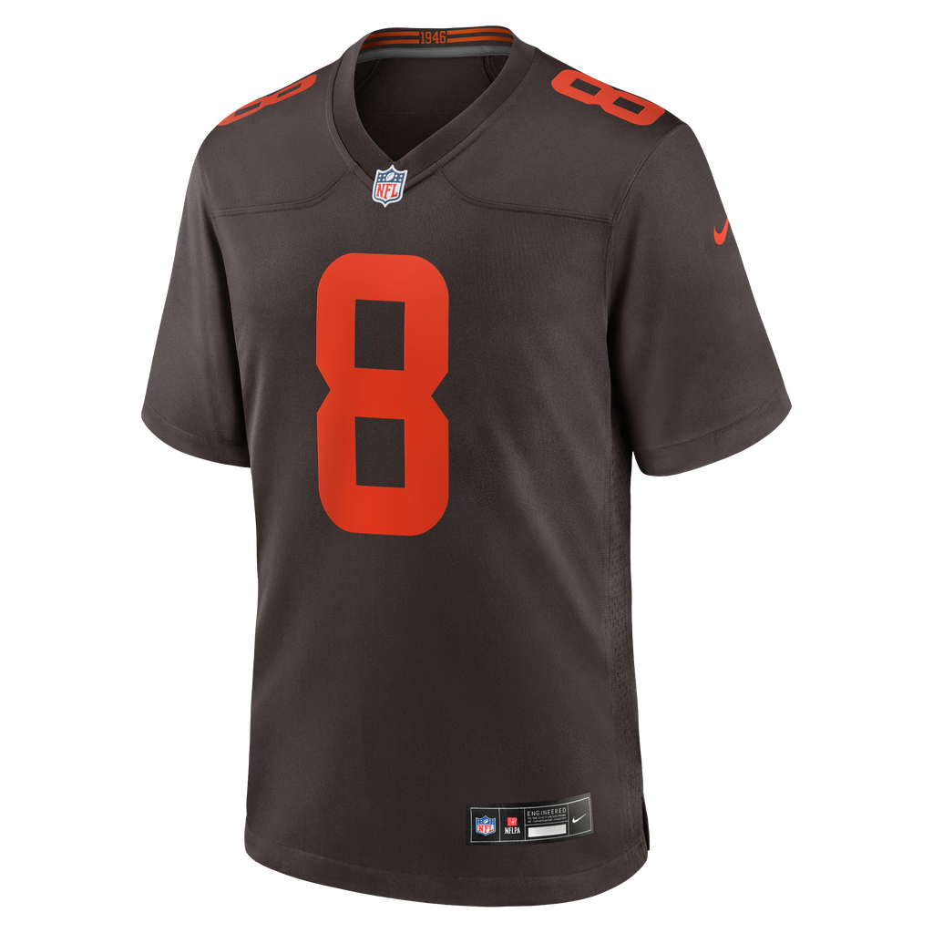 Men's Cleveland Browns Jared Verse Nike Brown Men's Nike Game Jersey