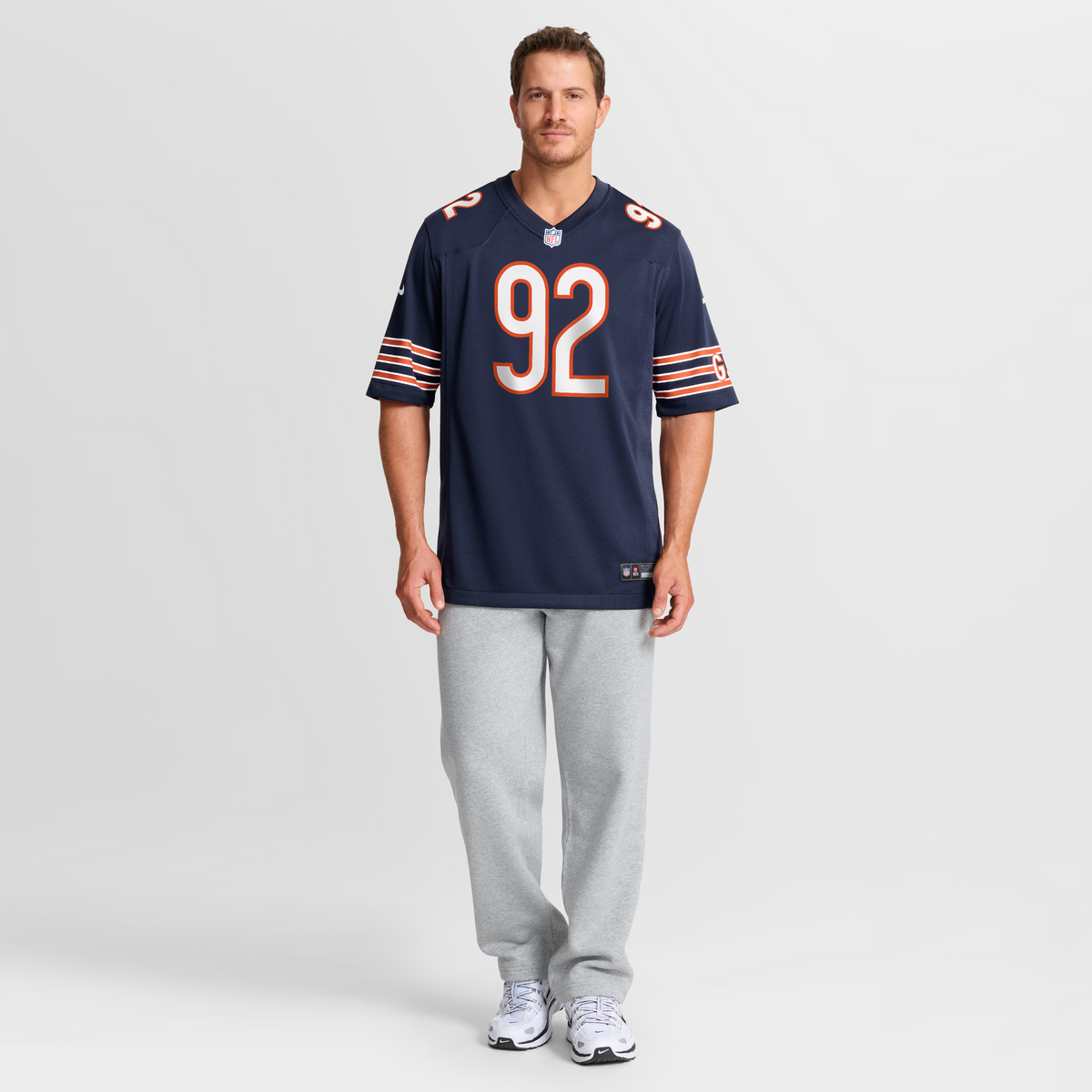 Men's Chicago Bears Daniel Hardy Nike  Navy Team Game Jersey