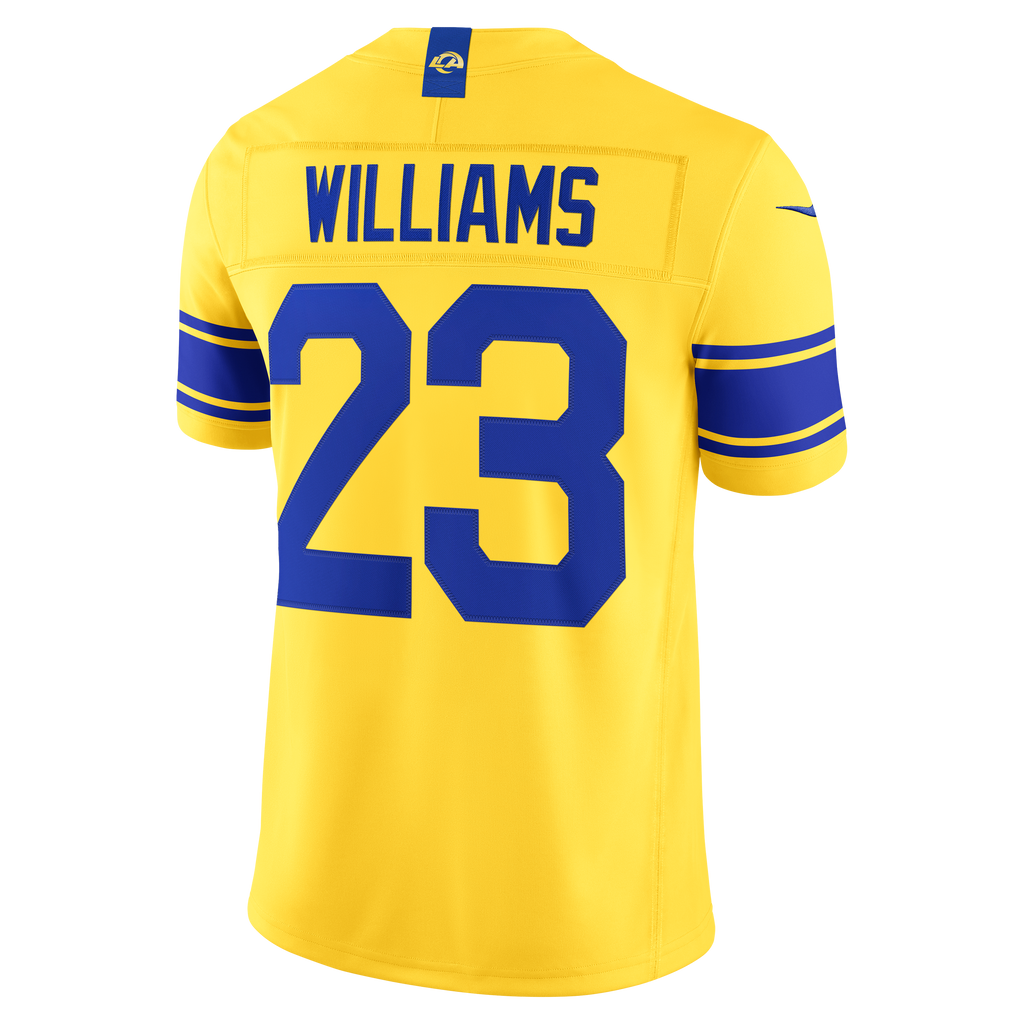 Men's Los Angeles Rams Kyren Williams Nike Royal Team Vapor F.U.S.E. Stitched Limited Jersey