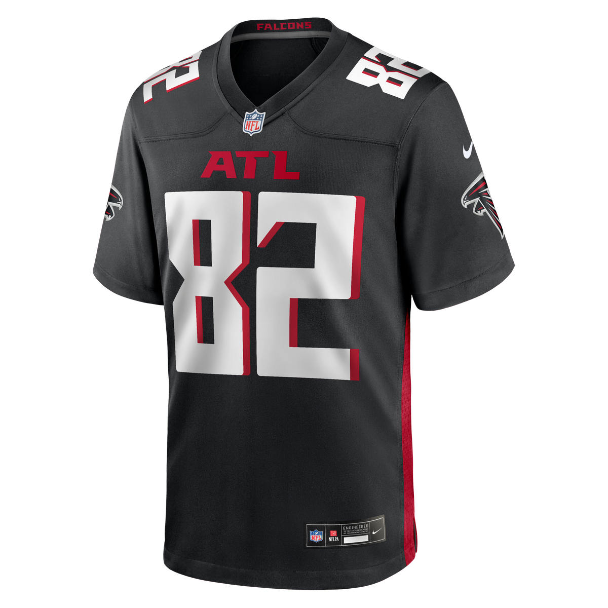 Men's Atlanta Falcons Casey Washington Nike  Black Team Game Jersey