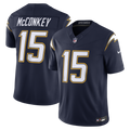 Men's Los Angeles Chargers Ladd McConkey Nike Navy Alternate Super Chargers Vapor F.U.S.E. Stitched Limited Jersey