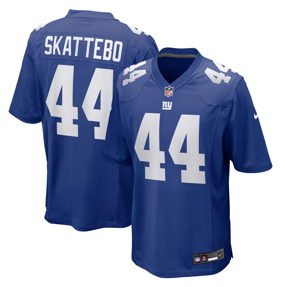 Men's New York Giants Cam Skattebo Nike Red Alternate Century Red Game Jersey