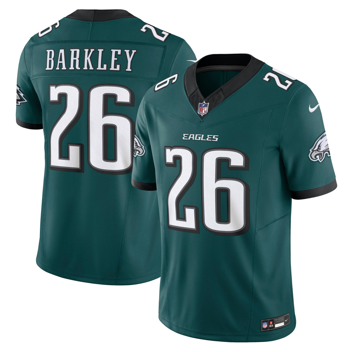 Men's Philadelphia Eagles Saquon Barkley Nike Black Vapor F.U.S.E. Limited Jersey