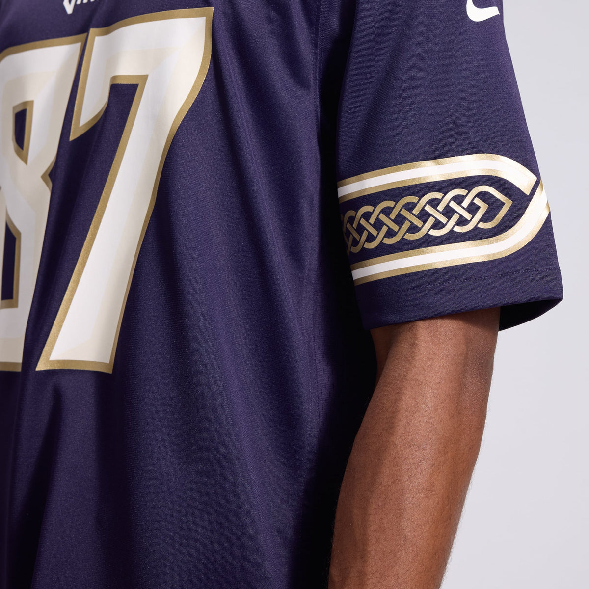 Men's Minnesota Vikings T.J. Hockenson Nike Purple 2026 Rivalries Collection Game Jersey