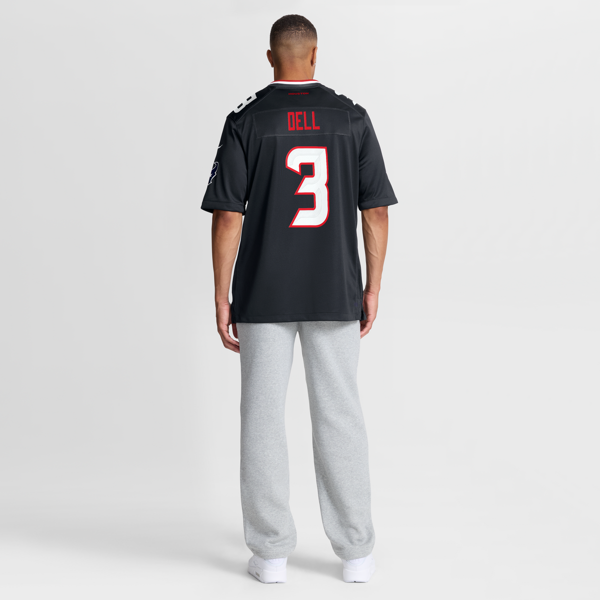 Men's Houston Texans Tank Dell Nike Navy Game Jersey
