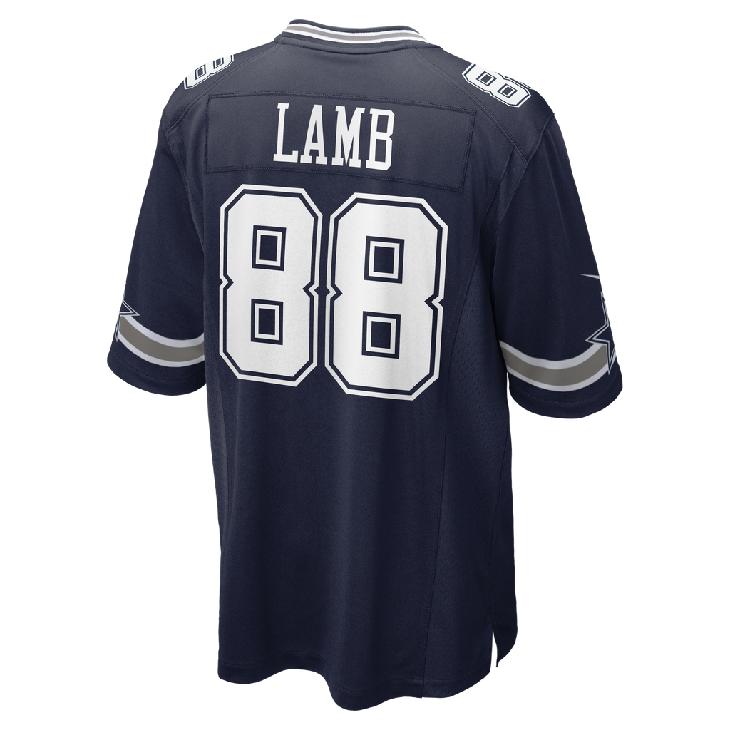 Men's Dallas Cowboys CeeDee Lamb Nike Navy Game Jersey