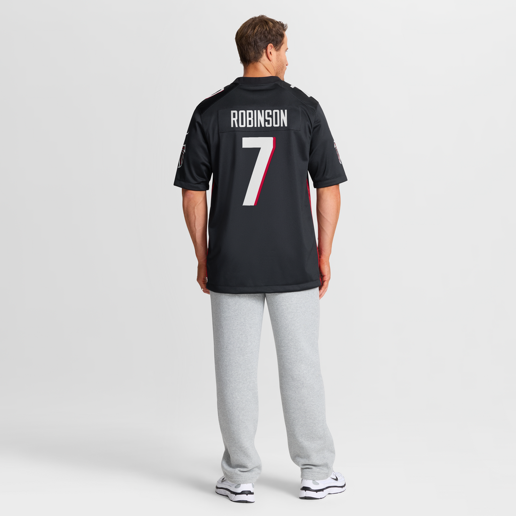 Men's Atlanta Falcons Bijan Robinson Nike Black  Game Jersey