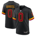 Men's Washington Commanders Mike Sainristil Nike Black Hail Raiser Alternate Game Jersey