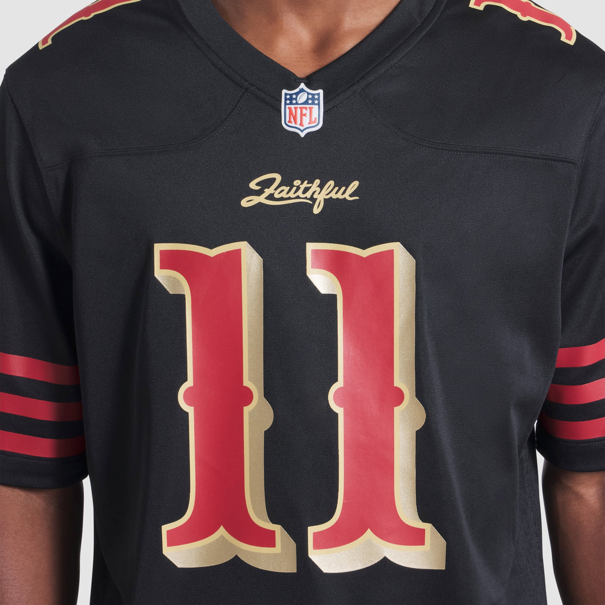 Men's San Francisco 49ers Brandon Aiyuk Nike Black Rivalries Collection Game Jersey
